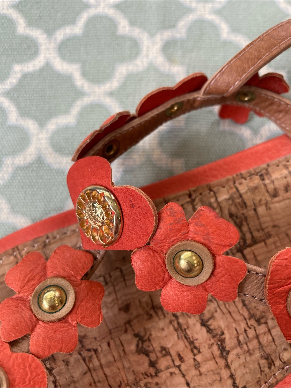 YellowBox Coral Floral Leather Honeysuckle Sandal - Picture 8 of 9